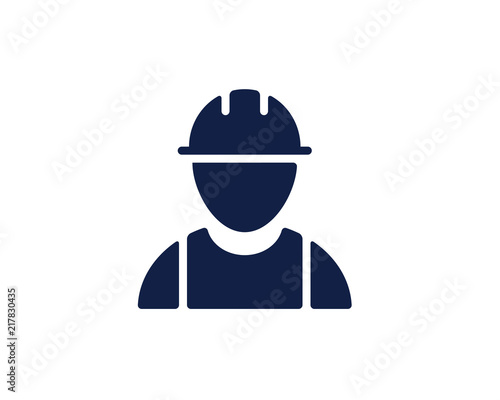 worker glyph icon , designed for web and app