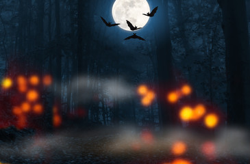 volmond fledermäuse halloween hintergrund