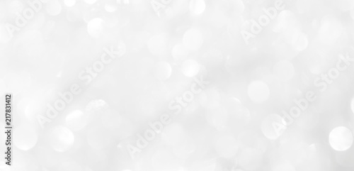 Shiny white blur background. Template for New Year's postcard.