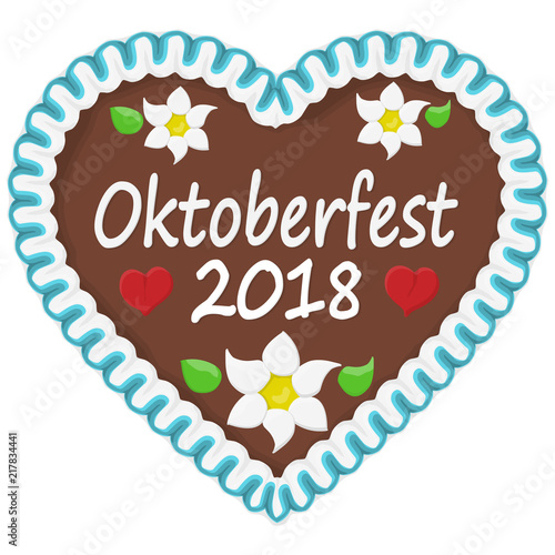 gingerbread heart Oktoberfest 2018