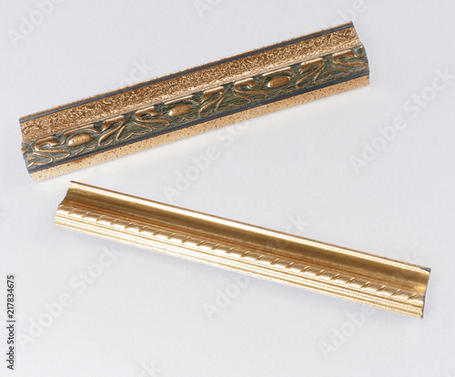 carved frame for baguette, color and shape, sample