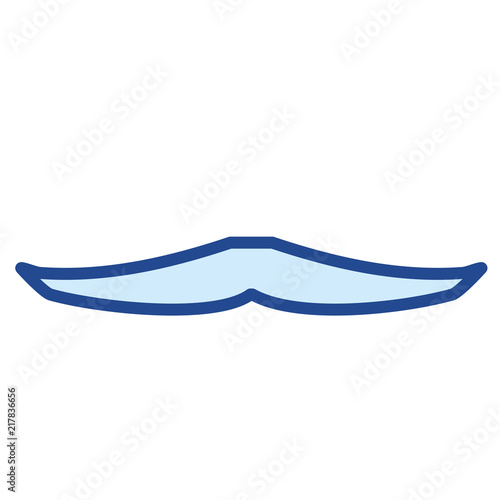 Mustache, bart Vector Icon Illustration