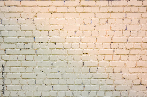Yellow stone bricks wall