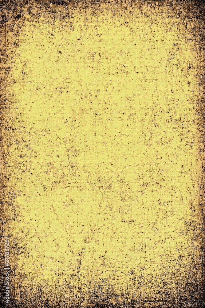 Obraz premium The texture of old yellow paper. Abstract grunge background