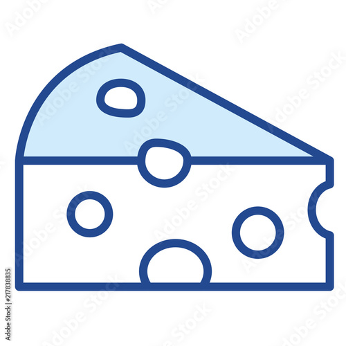 Käse Frankreich Vector Icon Illustration