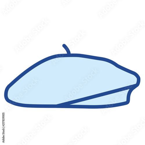 Baskenmütze Vector Icon Illustration