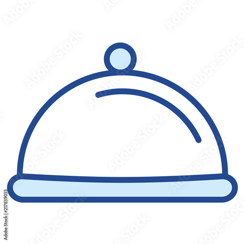 Glocke Restaurant Vector Icon Illustration
