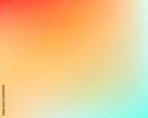 Vector yellow orange blue gradient