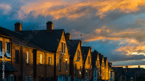 Sunset rooftops