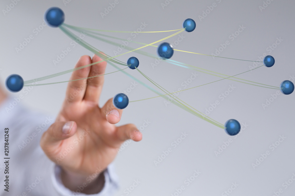 network digital interface in hand network digital interface in hand