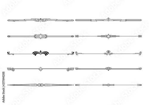 Boarders and dividers decorative set