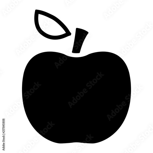 Obst und Früchte (Icon) - Apfel