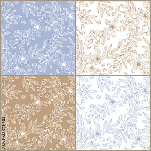 Black and white elegant lea...