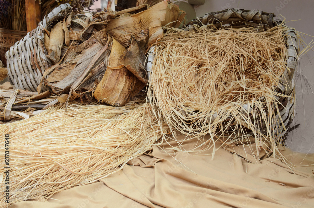 Dry yellow hay stack background with copyspace. Haystack grass in countryside. Autumn concept Dry yellow hay stack background with copyspace. Haystack grass in countryside. Autumn concept