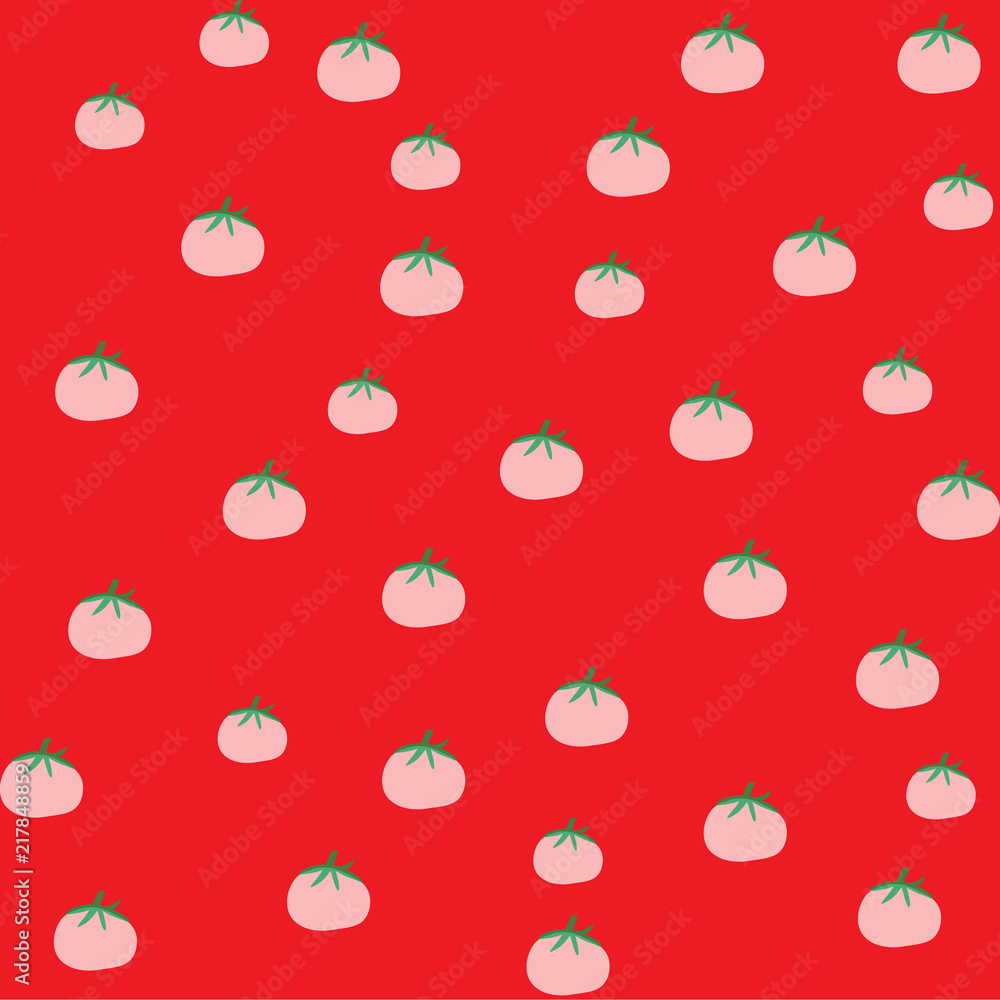 Pattern tomato on the background Pattern tomato on the background