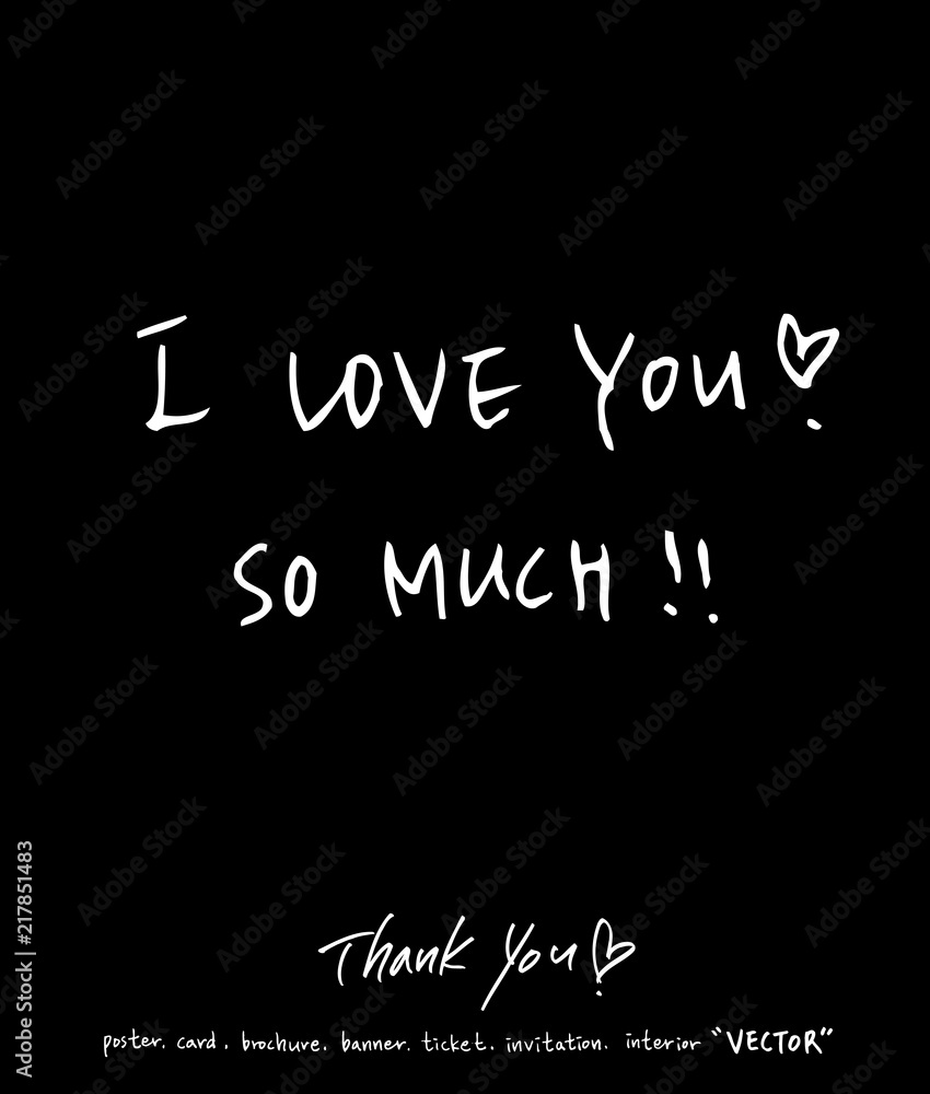 Obraz premium 인사말 / 손으로 쓴 글씨체