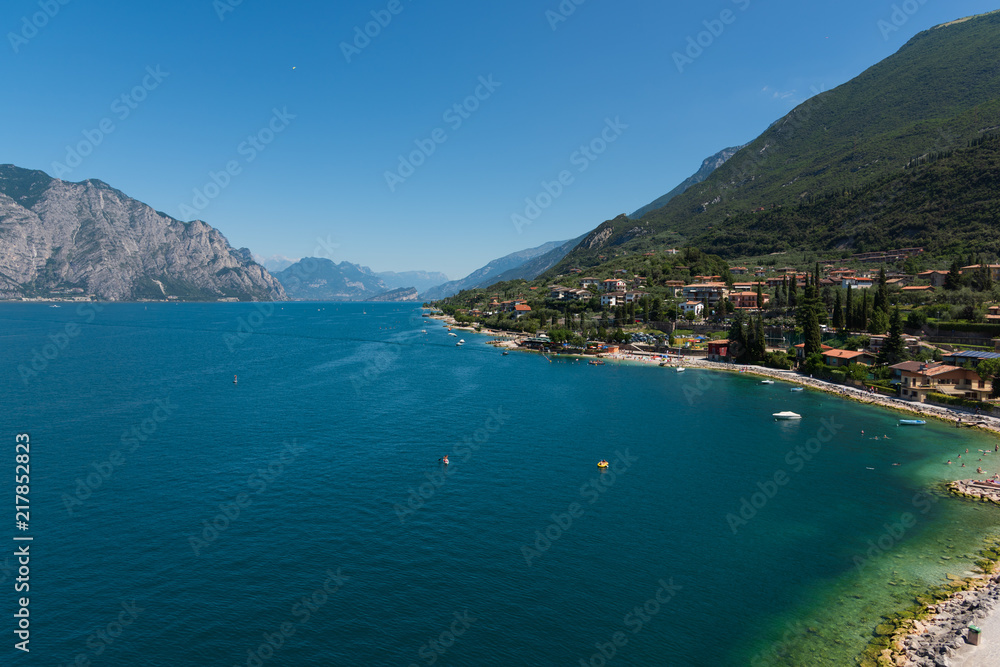 Fototapeta premium View from Malcesine Lake Garda