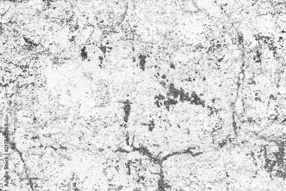Fototapeta premium Wall fragment with scratches and cracks