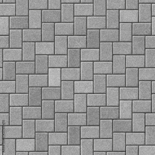 Fotografie, Obraz Herringbone pattern paving seamless texture