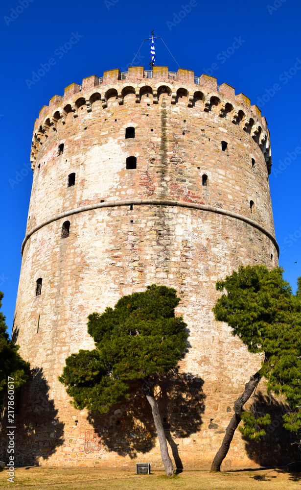 Thessaloniki, Greece. White tower landmark