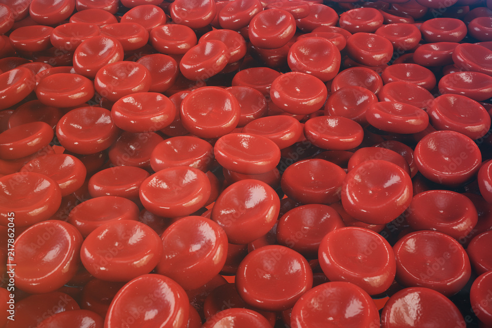 3d illustration background of red blood cells, responsible for oxygen carrying over, regulation pH blood, medical concept of human. 3d illustration background of red blood cells, responsible for oxygen carrying over, regulation pH blood, medical concept of human.