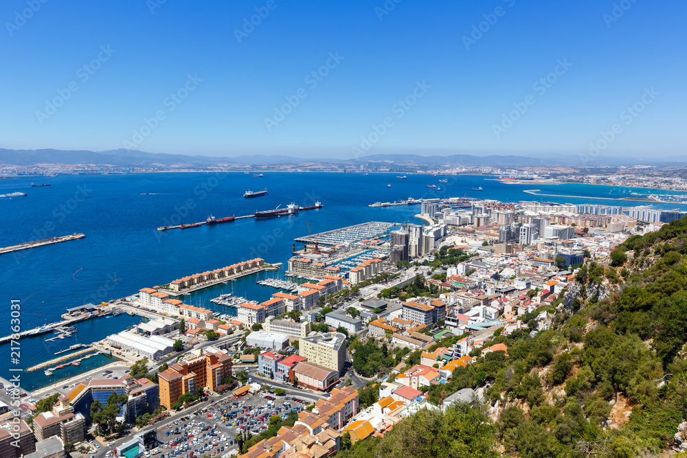 Gibraltar Hafen Stadt