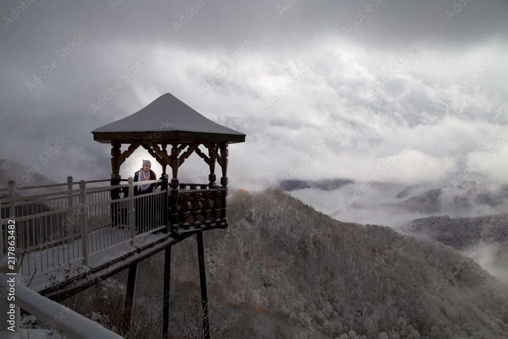 The magnificent mountain scenery of the Caucasus Nature Reserve The magnificent mountain scenery of the Caucasus Nature Reserve