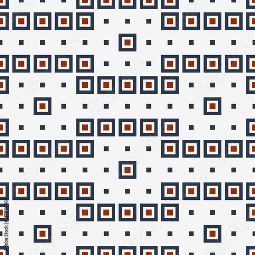 Abstract seamless pattern of squares.