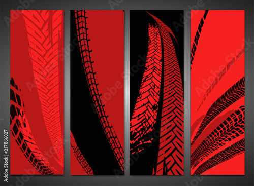 Tire Banners set