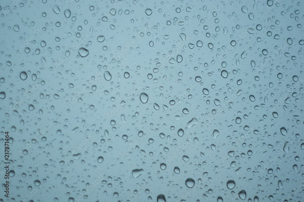raindrops on the window glass, close up raindrops on the window glass, close up
