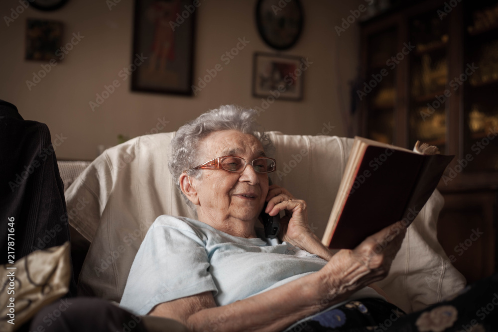 Gossip and reading. Gossip and reading.