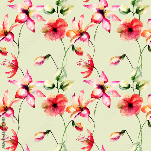 Floral seamless pattern © Regina Jersova