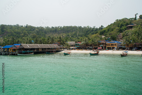 Coast in Koh Rong Island ,Cambodia : March 16 2015 : Koh Rong Island ,Cambodia