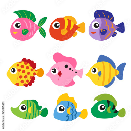 fish vector collection design