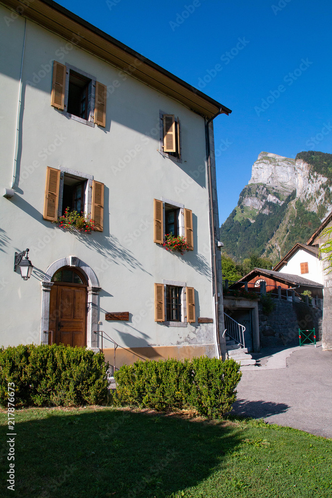Village de Samoëns, Alpes Village de Samoëns, Alpes