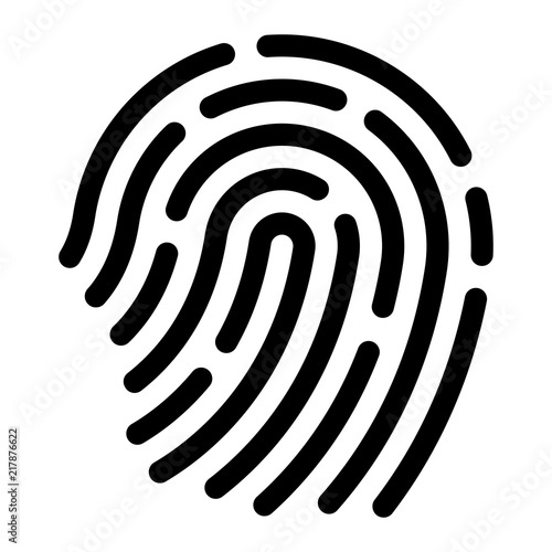 Polizei Icon - Fingerabdruck