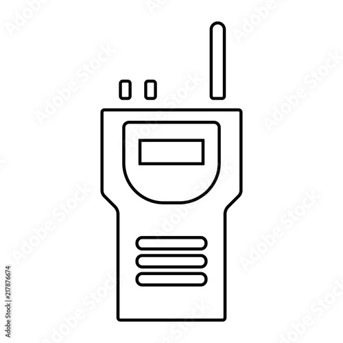 Polizei Icon - Funkgerät