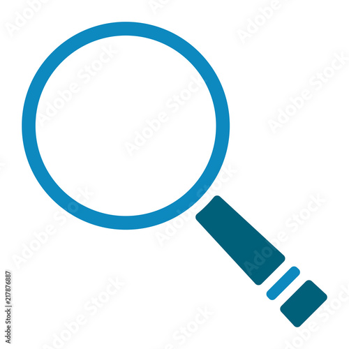 Polizei Icon - Lupe