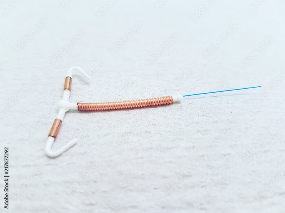 IUD copper. contraceptive methods - obrazy, fototapety, plakaty 