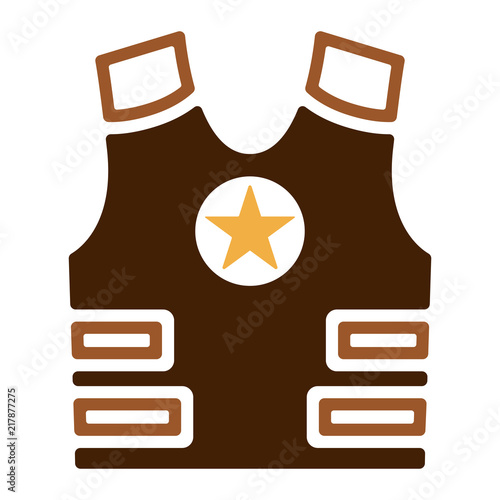 Polizei Icon - Polizeiweste