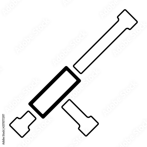 Polizei Icon - Schlagstock
