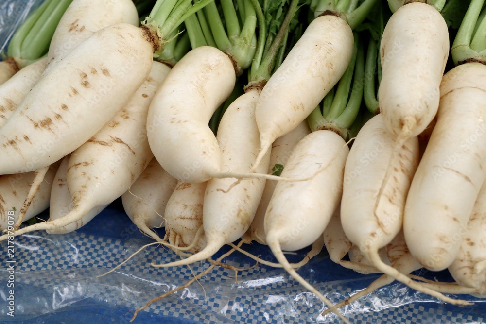 radish at street food