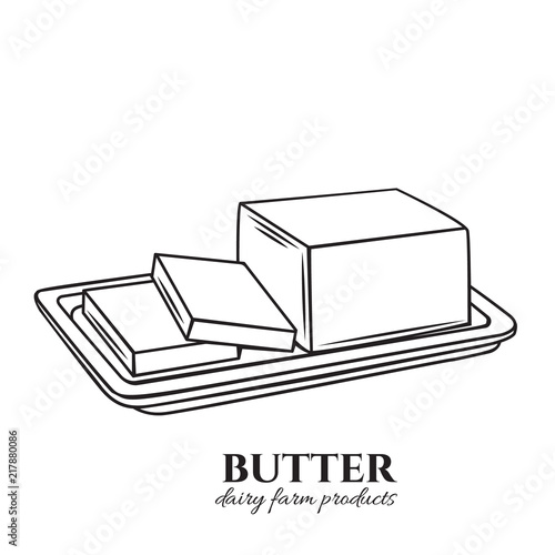 outline butter icon