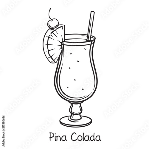 pina colada cocktail