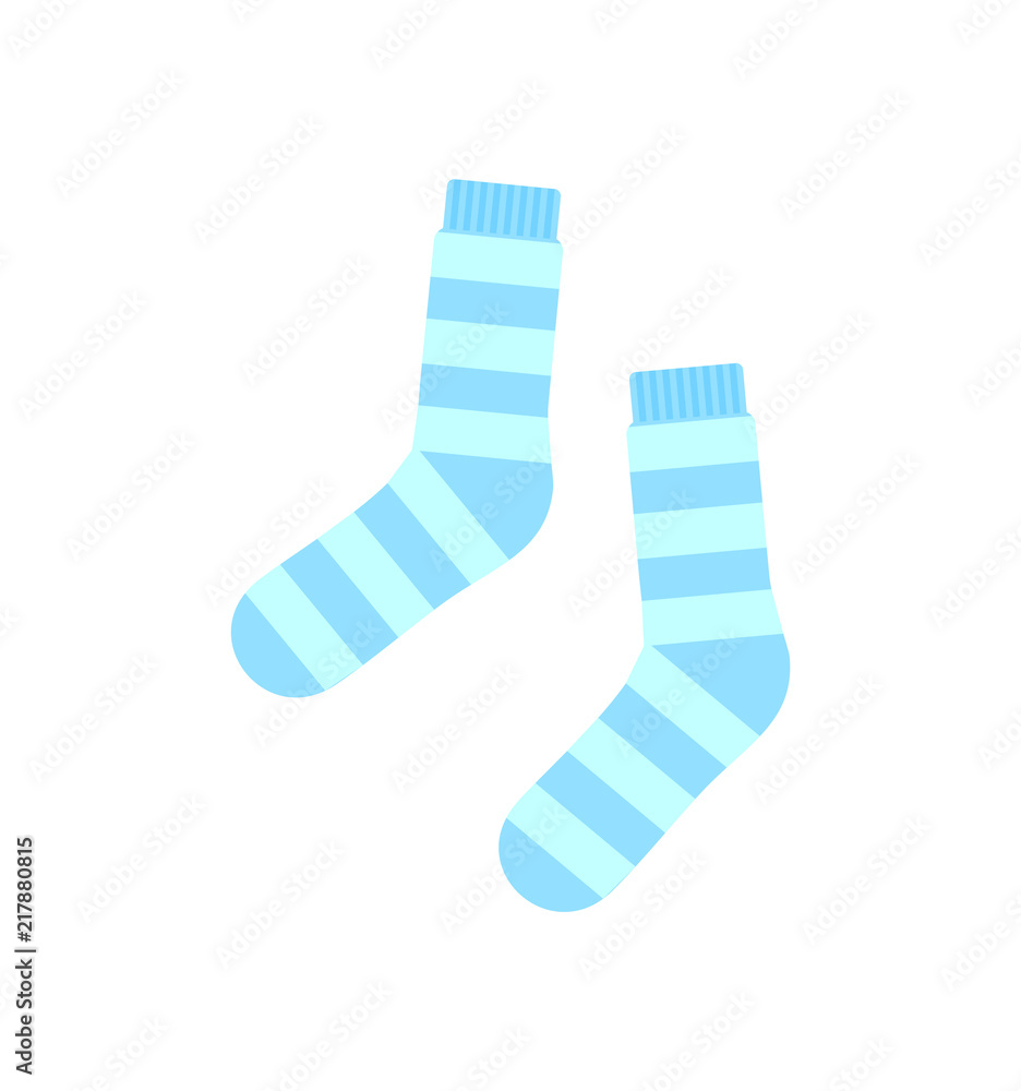 Socks Baby Clothes Poster Vector Illustration Socks Baby Clothes Poster Vector Illustration