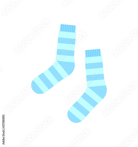 Socks Baby Clothes Poster Vector Illustration