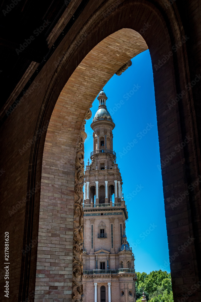 Naklejka premium Plaza de Espana