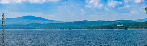 Panoramic view of the lake