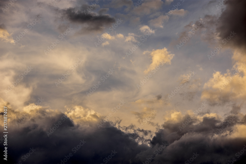 sunset sky close up - texture or background sunset sky close up - texture or background