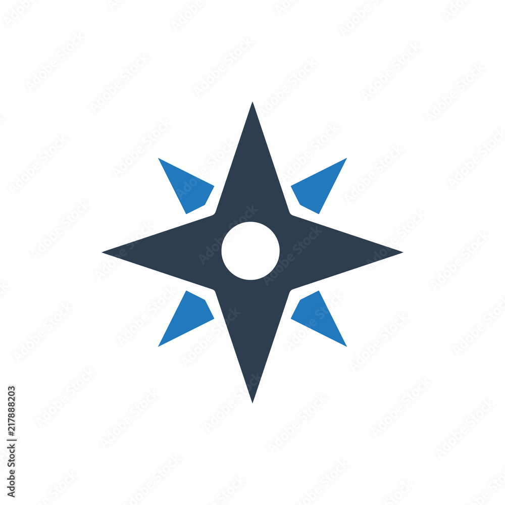 Direction compass icon Direction compass icon